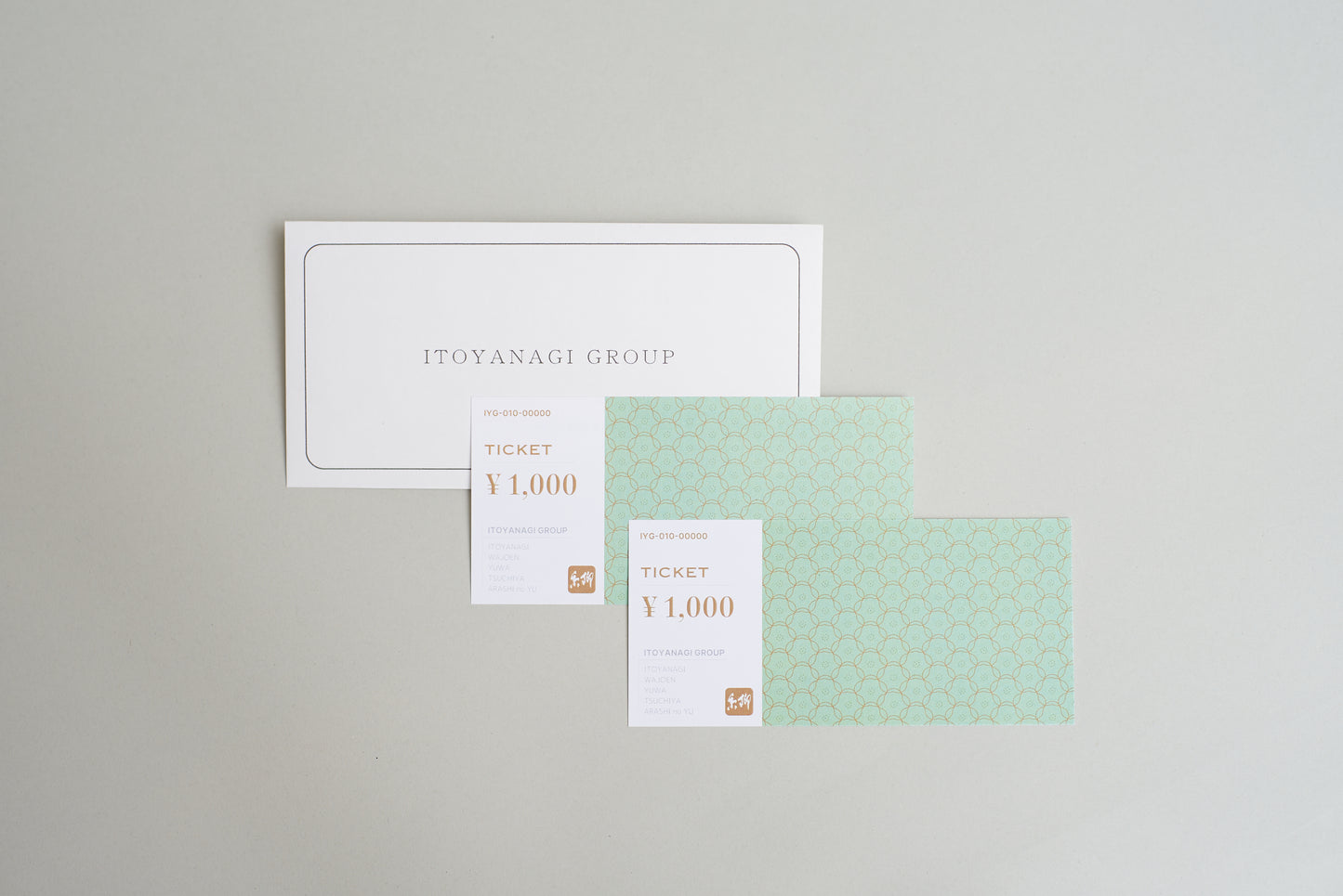 糸柳グループ 共通ギフト券 1000円分